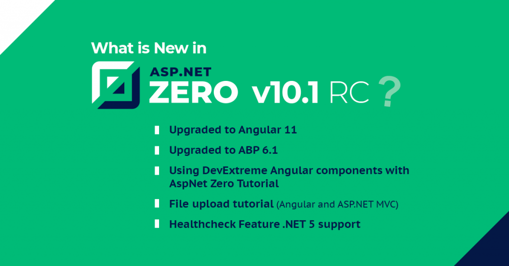 Whats new in Asp.Net Zero v10.1 RC